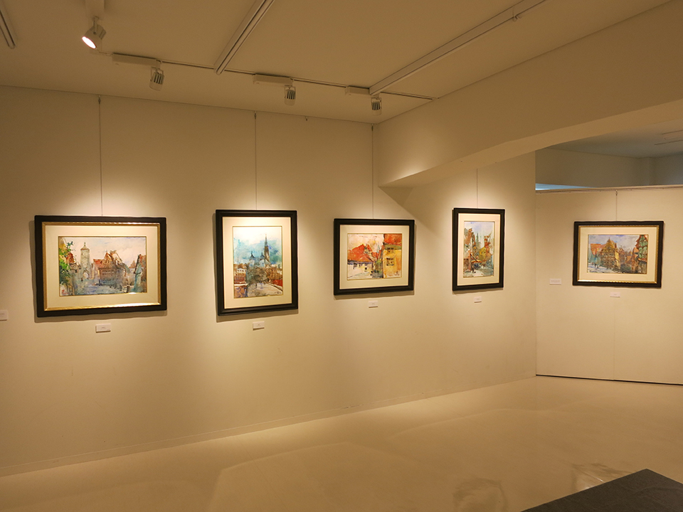「ドイツ紀行」画集完成記念 蔡 國華 作品展　会場の様子