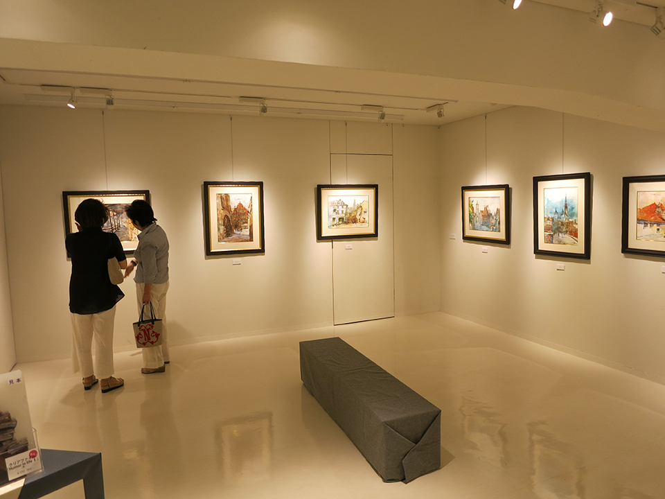 「ドイツ紀行」画集完成記念 蔡 國華 作品展　会場の様子