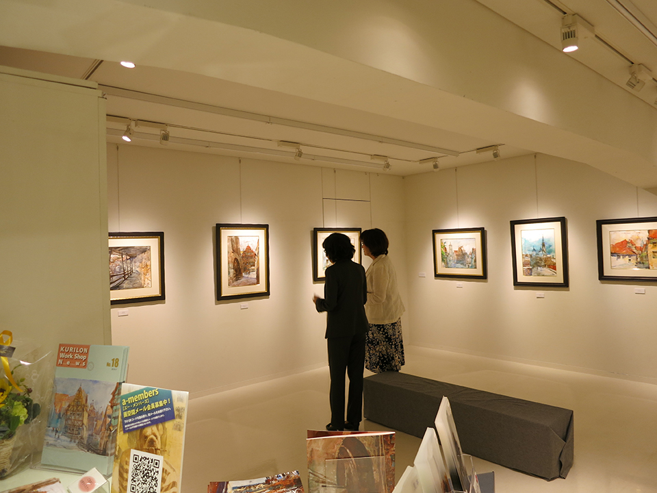 「ドイツ紀行」画集完成記念 蔡 國華 作品展　会場の様子