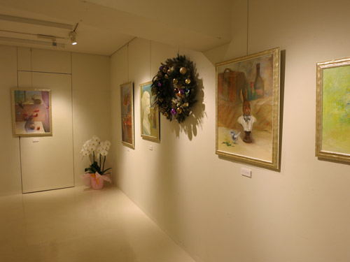 栗原明理作品展 meri Xmas展　会場の様子