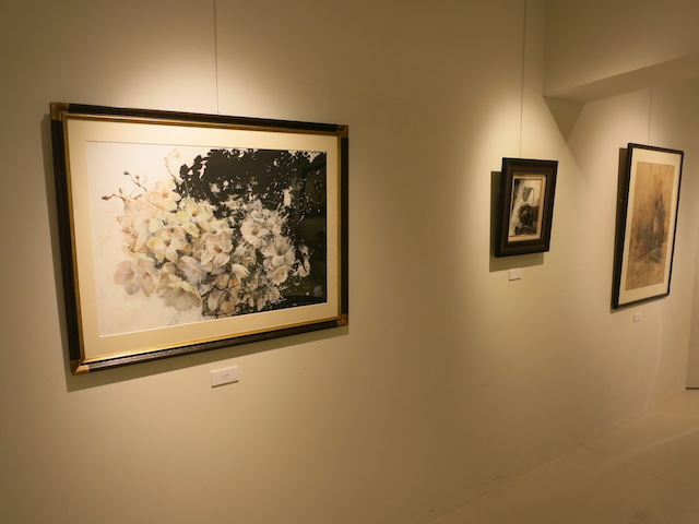 彩墨色趣　蔡國華作品展　会場の様子