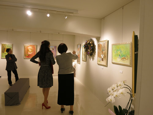 栗原明理作品展 meri Xmas展　会場の様子
