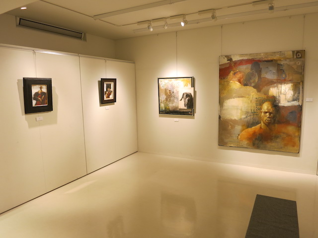 彩墨色趣　蔡國華作品展　会場の様子
