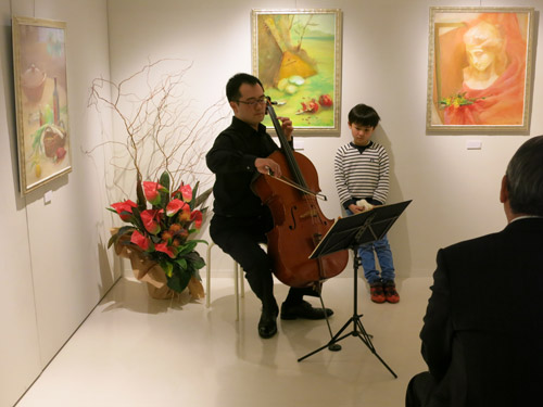 栗原明理作品展 meri Xmas展　会場の様子