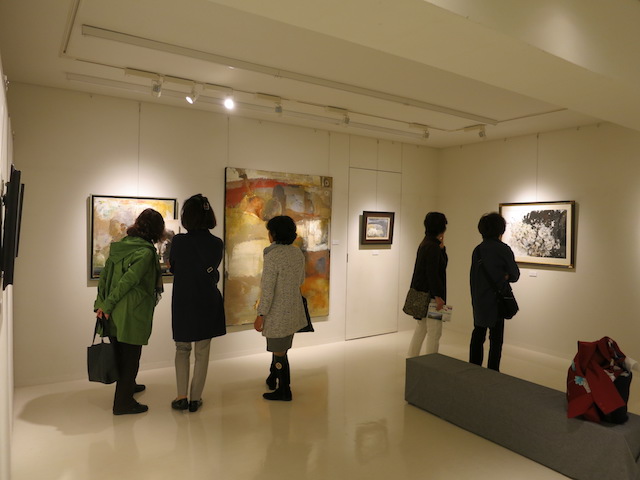 彩墨色趣　蔡國華作品展　会場の様子
