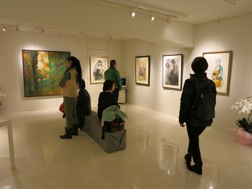 「始 動 2016」 蔡 國華作品展　会場の様子