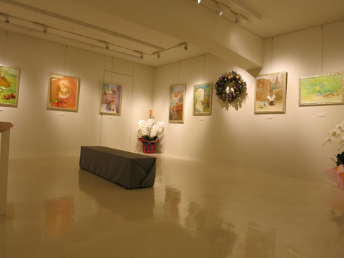 栗原明理作品展 meri Xmas展　会場の様子