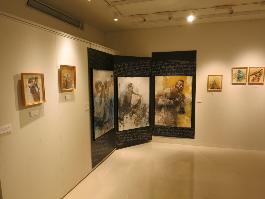 蔡國華カレンダー原画展2019 会場の様子