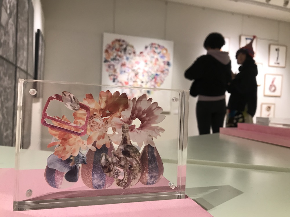 チヒロボ×コラージュ展５　会場の様子