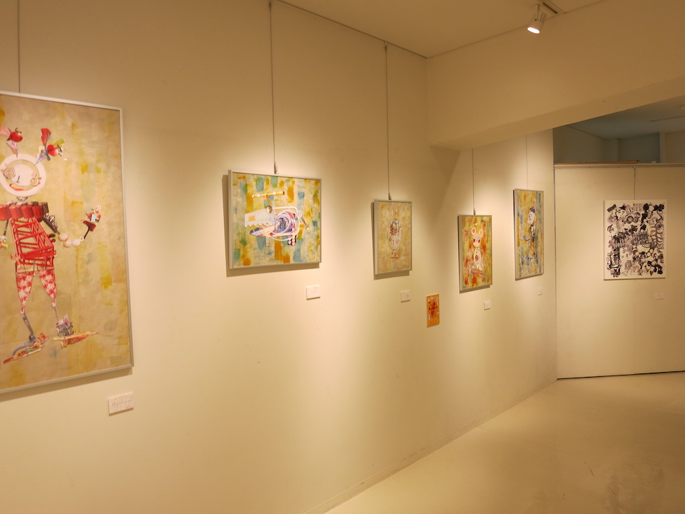 チヒロボ×コラージュ展５　会場の様子
