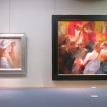 2015三越本店 蔡國華洋画展　会場の様子