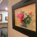 2015三越本店 蔡國華洋画展　会場の様子
