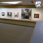 2015三越本店 蔡國華洋画展　会場の様子