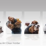 Cai Guo-Hua Art Clear Holder