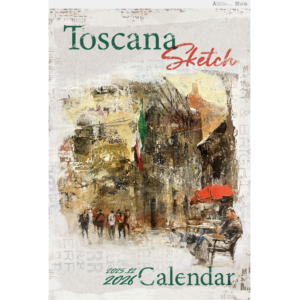 2026 蔡國華アートカレンダー Toscana sketch
