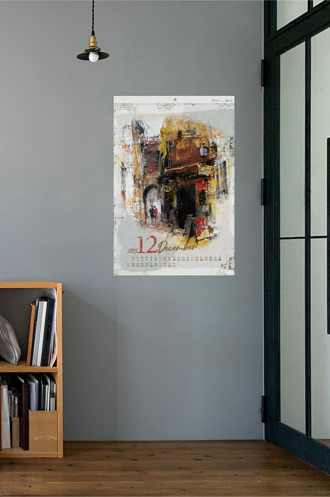 2026 蔡國華アートカレンダー Toscana sketch